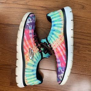 Tie Die slip on Sketchers